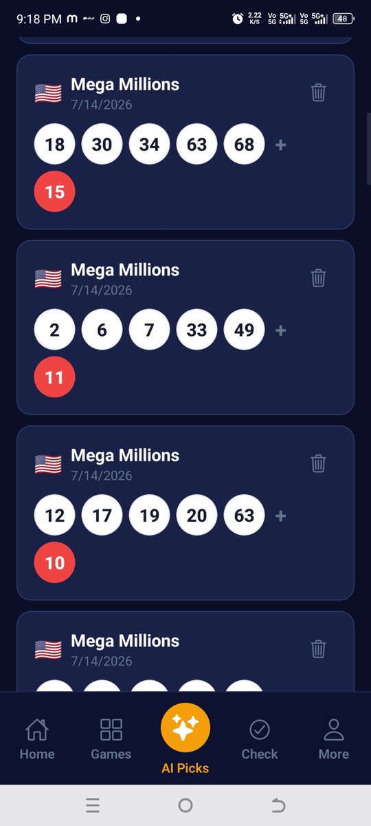 smartlotto's tweet photo. Hello Fellow lotto aspirants, Play $ 637 millon US Megs millions lotto with smart picks. https://t.co/wjaceLlNz9