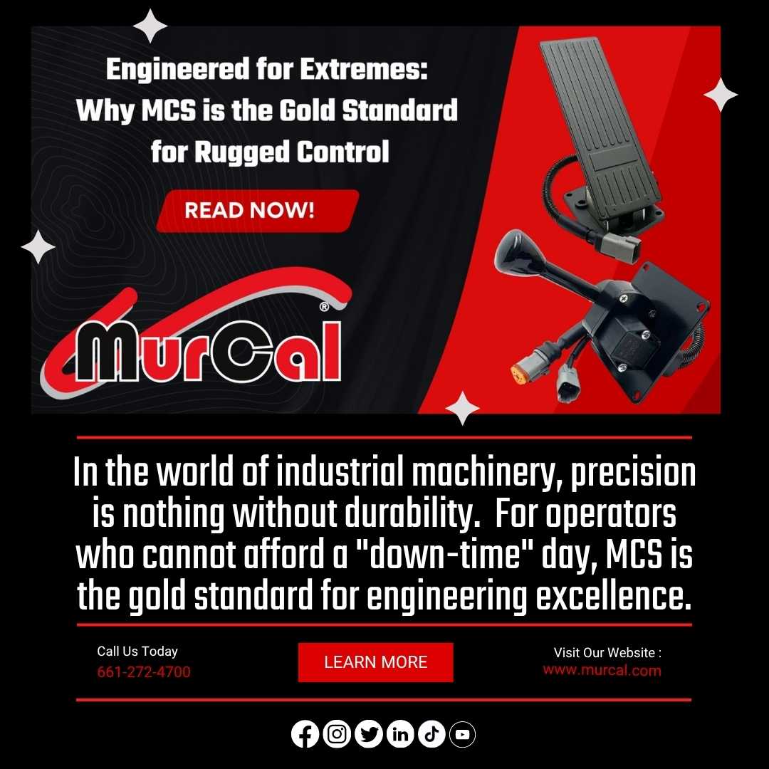 murcal's tweet photo. Discover why MCS Mobile Control Systems are the gold standard for rugged control, precision, and durability.๐โ๏ธ
https://t.co/oXoqInN6dW
#MCS #IndustrialEngineering #HeavyEquipment #MurCal #EngineeringExcellence #RuggedTech #PrecisionControl https://t.co/Z3nQkudhLa