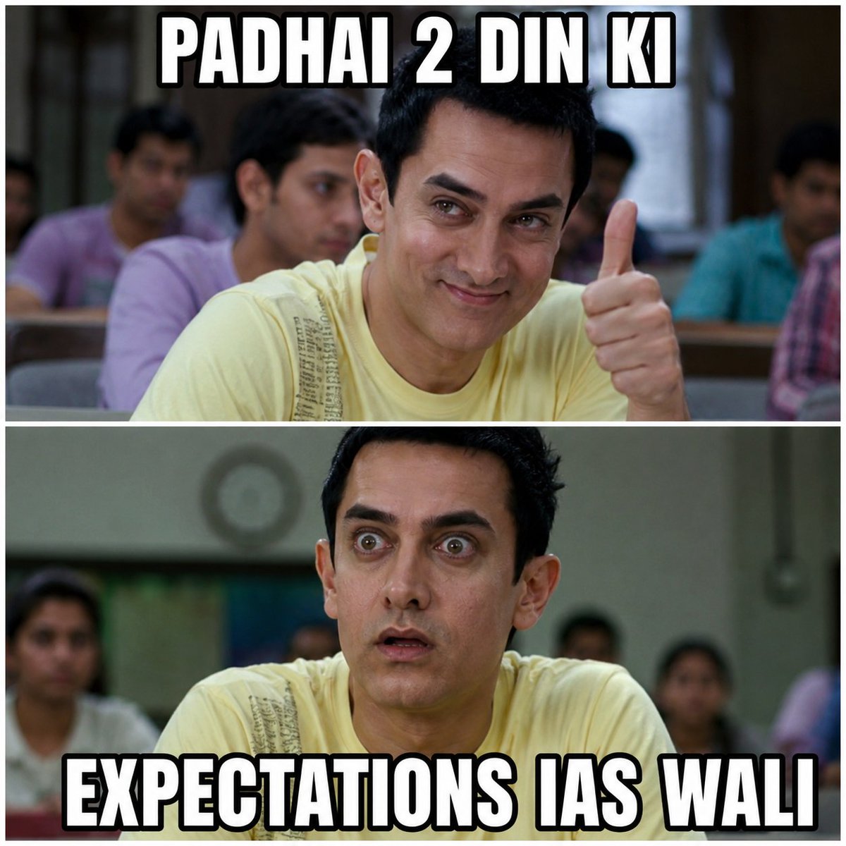 TrollTapri's tweet photo. Aise IAS Kab Tak Ban Jaunga https://t.co/6B1eEngaMT
