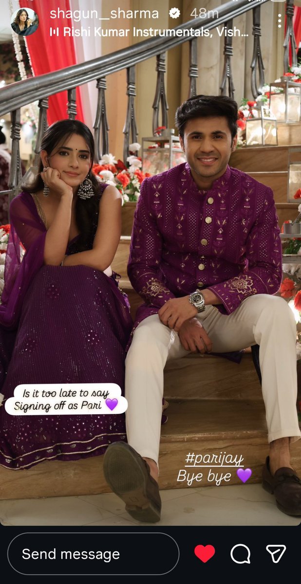 annaxxo_'s tweet photo. Will miss you, Pari.
Take lots of love.🥹🫶
#KyunkiSaasBhiKabhiBahuThi #KSBKBT2 #Parijay ❣️ https://t.co/v23fONlZhB