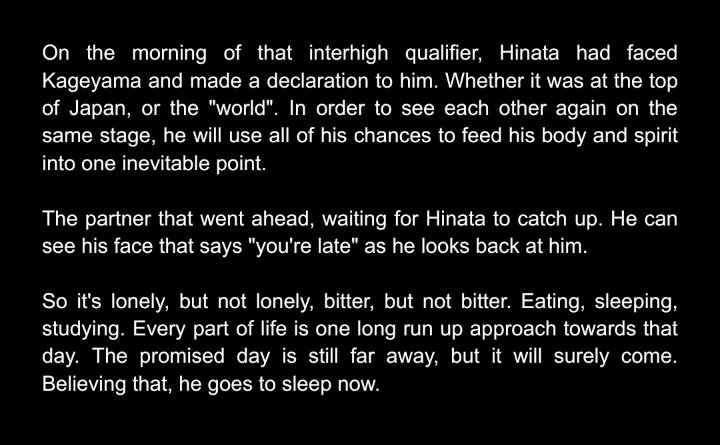 kagettobeam's tweet photo. the "Someone stronger will come and find you," from kageyama's grandfather destroys me every time, cus someone really did. A boy saw him, FOUND HIM, and chose him from beginning to end. He decided kageyama was worth everything and never stopped proving it https://t.co/fhb44hyHvf