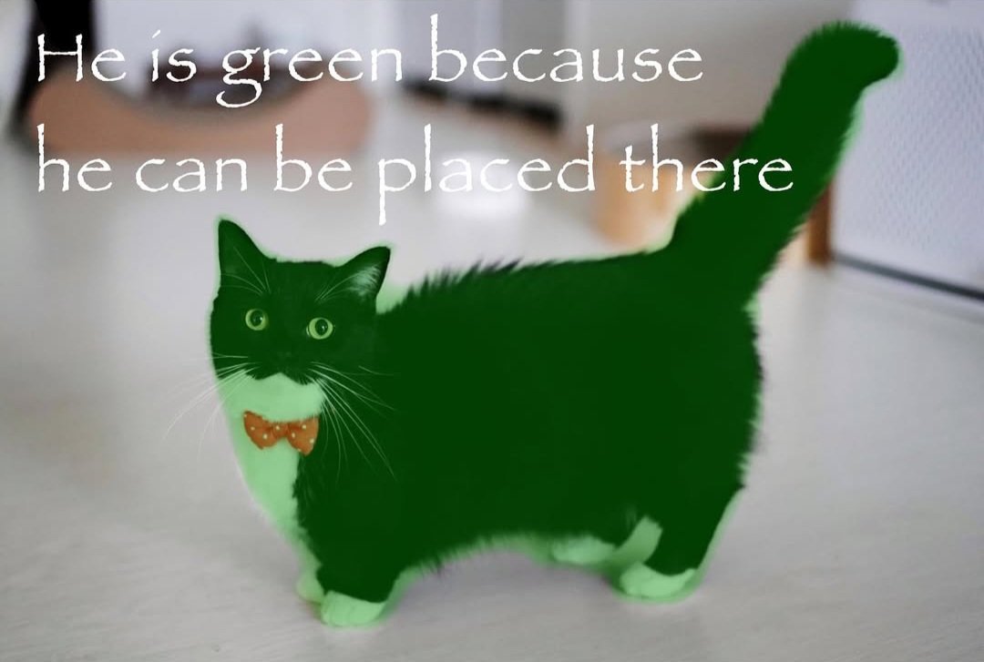 mintrabbitz's tweet photo. She's green because she can teleport there https://t.co/mTfCUdvIVl