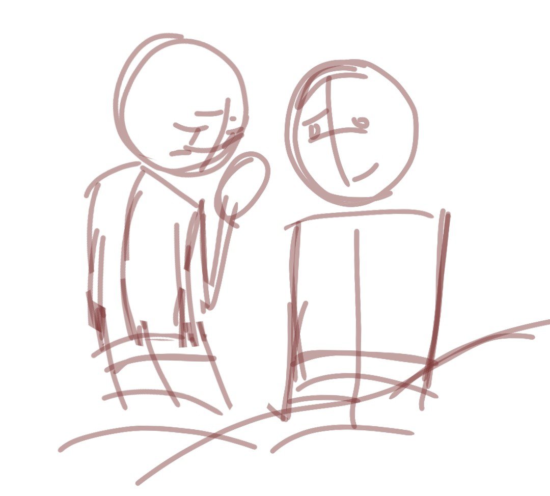 3JAN_111's tweet photo. this was the sketch, im trying to draw mirio more since I always avoid it for some reason

the original song was going to be "Loving Feeling" and not "Once More To See You" https://t.co/9ItaK9N3oA