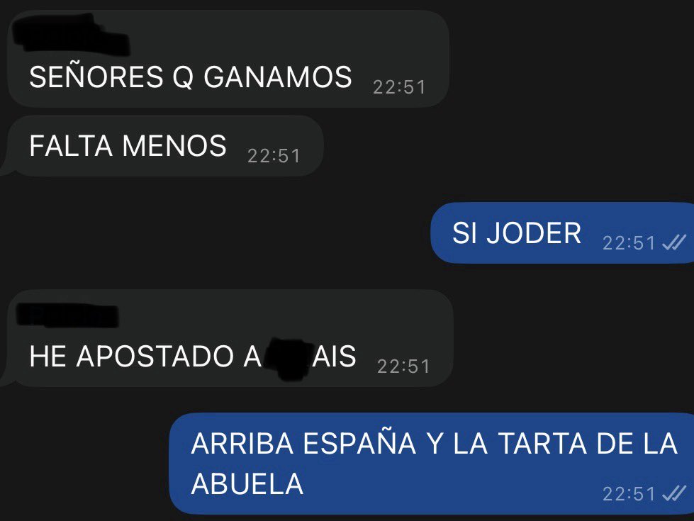 tuiteracronica's tweet photo. Si pierde españa y no me volveis a ver ya sabeis pk https://t.co/gxKMsItF8I
