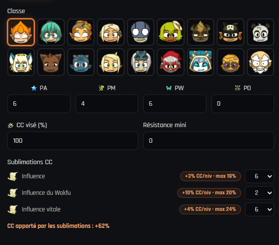 IttleDeew's tweet photo. Stratfu -Builder deviens encore plus next gens !

L'auto-builder:  Permet de simuler une ebauche de stuff relativement propre !

Si vous choisissez des subli CC pour orienter le builder sur un nombre de CC, il va automatiquement poser les subli au meilleur endroit pour vous faire le moins de jaune possible. (Seulement le choix des subli CC est disponible, le reste étant beaucoup trop dépendant des différents gameplay de classes) 

Demain, normalement je vais faire en sorte que vous puissez "imposer" des items que vous avez déjà pour qu'il build automatiquement autours !

Pensez-vous l'utiliser ? :D #stratfu #builder #wakfu