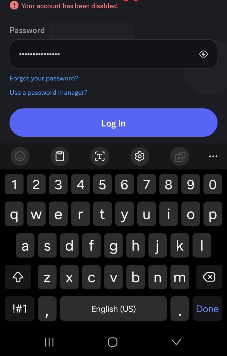 Nick49977460889's tweet photo. @discord_support my main account was deleted after banned for a few months and just a few minutes ago my second account was disabled for no reason and I cant check my standing do something https://t.co/QTgtJetjK9