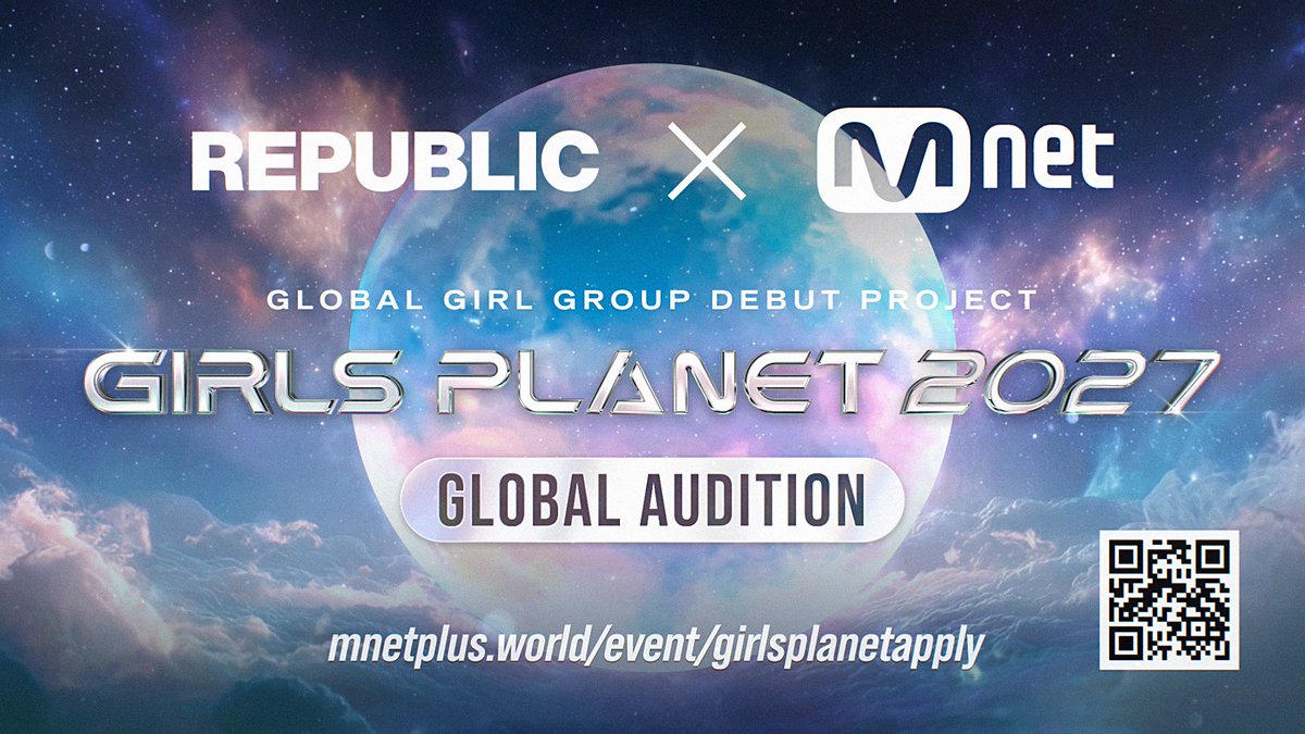Jeff__Benjamin's tweet photo. Mnet and @UMG's REPUBLIC Collective are partnering up to launch 'Girls Planet 2027' to find the next global girl group

There will be on-site auditions at @KCONUSA LA 2026 from Aug 14-16 

'Girls Planet 2027' is set to premiere in 2027 https://t.co/11gATTJlPG