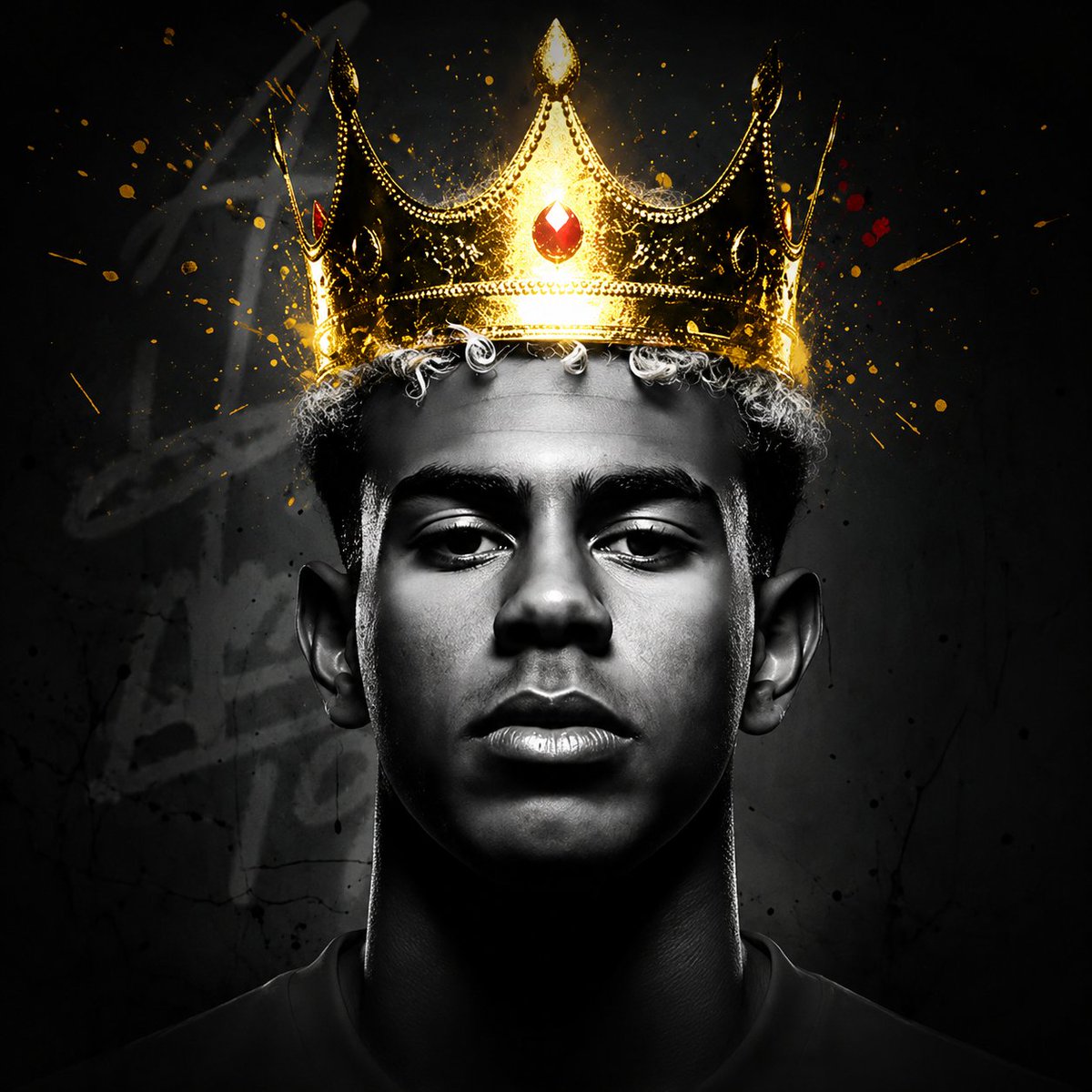 JaIaLkhan's tweet photo. Instead of clowning Mbappe why don't we give Lamine Yamal his accolades? 

He's considered to be the BEST FOOTBALL player in the world right now and he's ONLY 18.

If you ask any football fan who's the best in the sport right now, they will say LAMINE YAMAL.

He's the ONLY reason why Spain made it this far and WILL make it to the finals.

$GOAT Lamine Yamal.