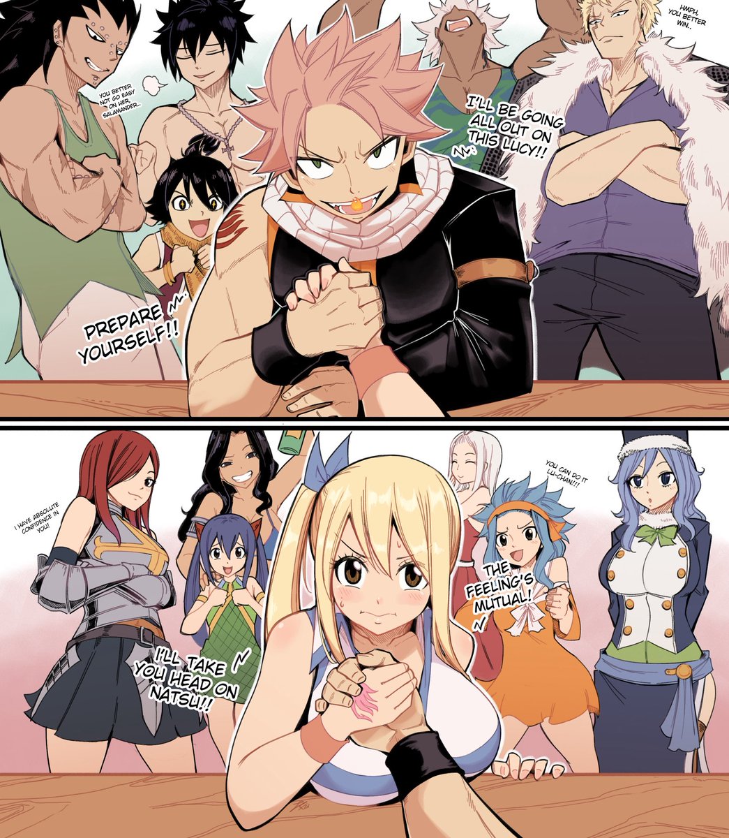 Joshdinobarney3's tweet photo. Who would win? 🤭

#fairytail #nalu https://t.co/Rr7CtT9Vq4