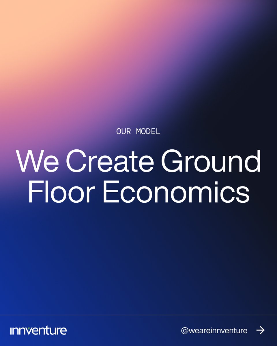 weareinnventure's tweet photo. Most investors buy into companies after the value is already built. Innventure creates companies from the ground floor, sourcing technology developed inside the world's largest multinationals and building around it before the market ever sees it. That's a fundamentally different starting point. 1/5 🧵