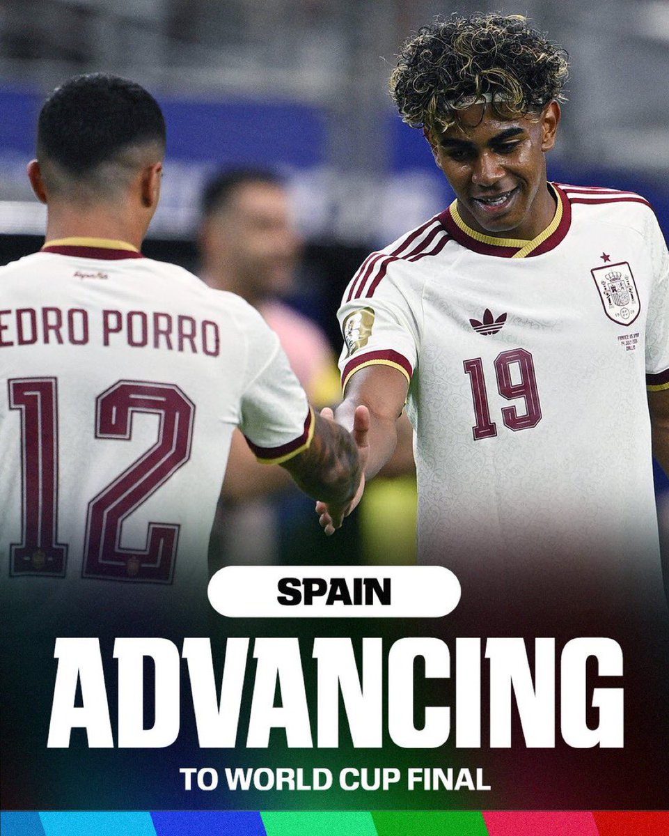 ゲスト('10スペイン) Spain have advanced to World Cup finals since 2010 #FRAESP