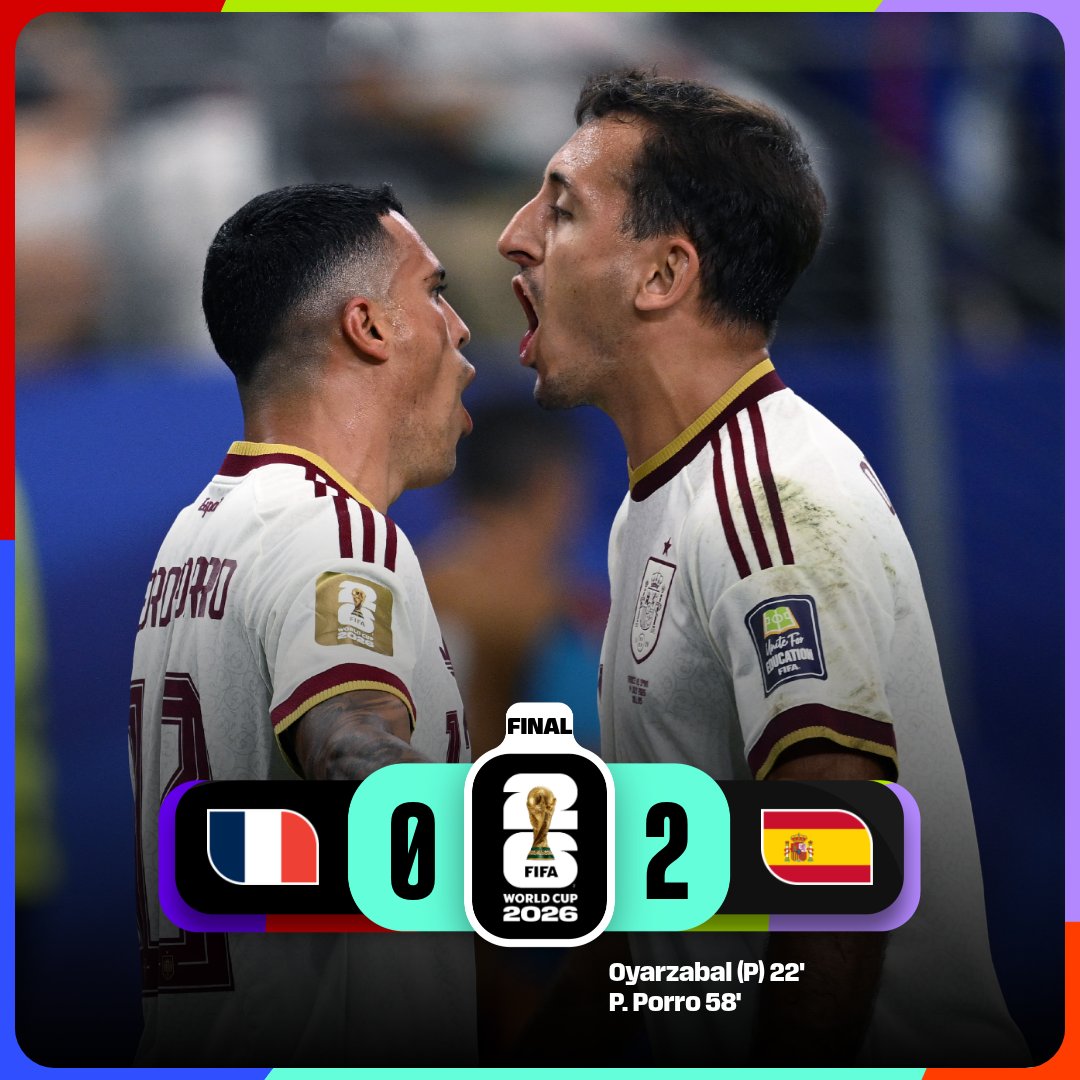 fifaworldcup_es's tweet photo. ¡España se mete en la Final con autoridad! 💪

#CopaMundialFIFA