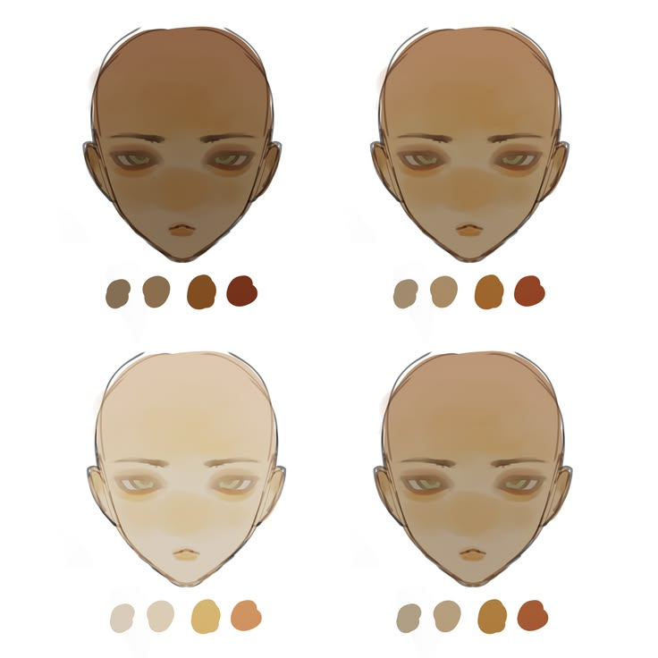 LimboSketch's tweet photo. Skin tones palettes for you to use later! https://t.co/Ki8ZL3W6zl