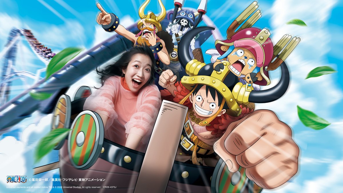 USJ_Official's tweet photo. 🎢ワンピース×ストーリー・ライド🎢 ​
​
巨人の島・エルバフにやってきた​
冒険家のあなたは、麦わらの一味と遭遇✨ ​
​
雲で浮かぶ舟で進んだ先には… ​
巨大な猛獣たちが棲む冥界が💥 ​
​
麦わらの一味とともに、 ​
絶体絶命のスリルを駆け抜けろ‼​
https://t.co/z2kTEKgwi2 https://t.co/4LQHAHiees