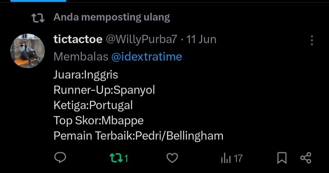 WillyPurba7's tweet photo. @idextratime Salah di portugal doanng kah??🤣🤣 https://t.co/iP5sGYeps1