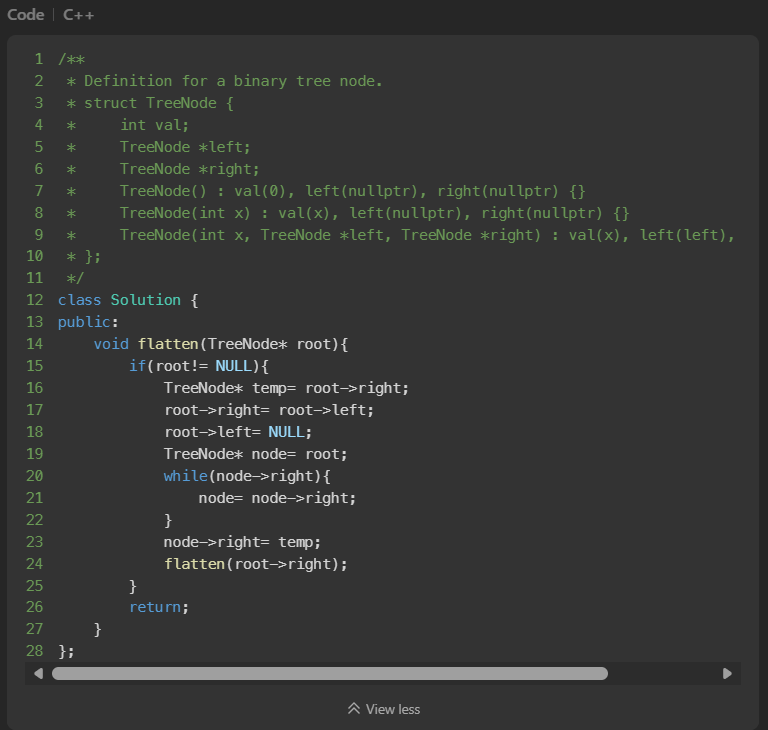 ShreePandi2131's tweet photo. #SDESheetChallenge @striver_79 @takeUforward_ 
Day 44/45
In Q1, we use Min Heap to find Kth Largest Value (Standard)
In Q2, we use combo of Max&amp; Min heap to design Class to find Median of Stream 
In Q3, we use Morris Traversal to flatten Tree to List

Overall, pretty standard day https://t.co/n2bnH7M9Ig