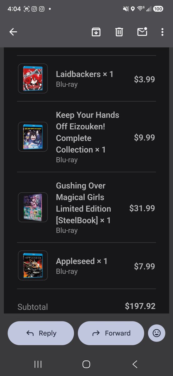 Wastelander_6's tweet photo. @CattraKell This tweet single handedly made me spend over 200 dollars on blu-rays lmao https://t.co/vdRMLh2Lq6