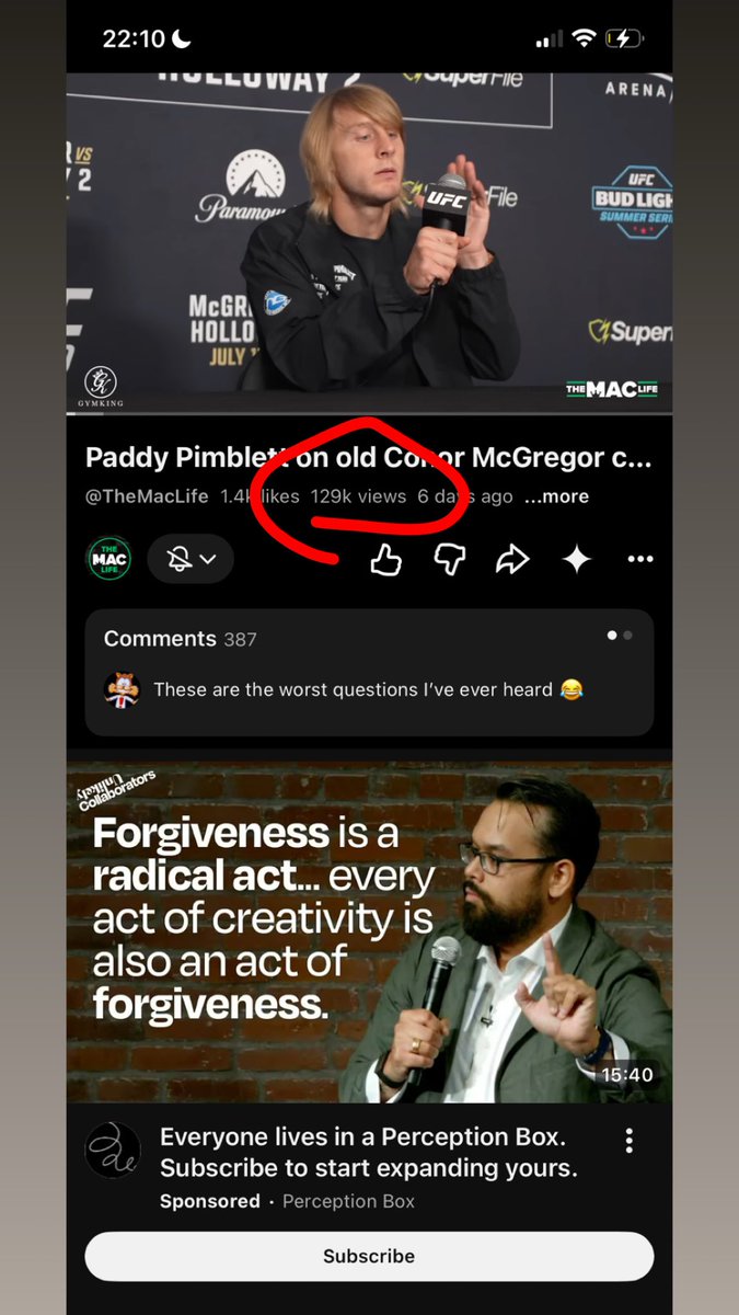 goyboy10_'s tweet photo. @BrendanSchaub How many new Conor McGregor’s is there gonna be? Literally already tried this gimmick with Paddy https://t.co/EYAAxZVPAS