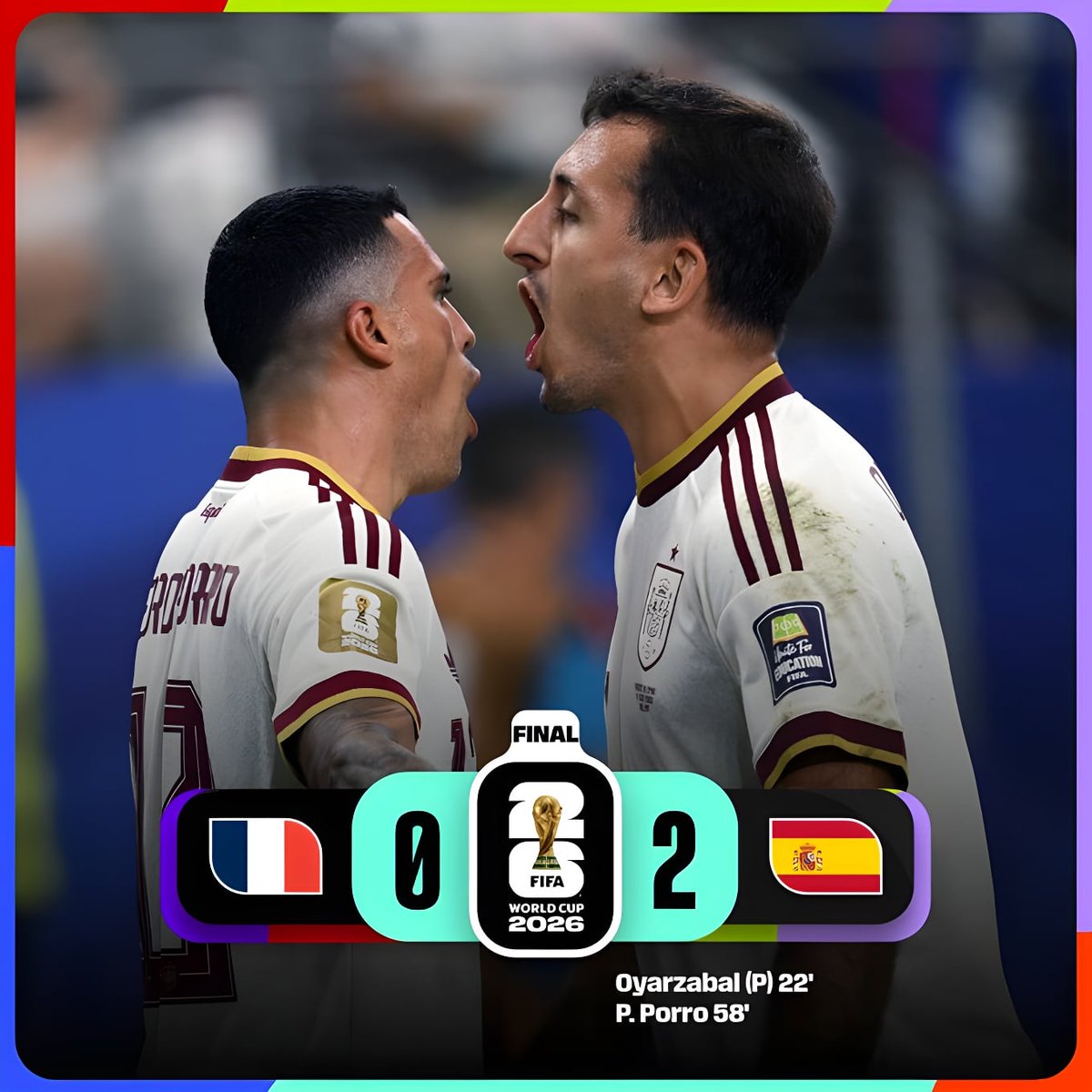 williamradios's tweet photo. ¡España se mete en la gran final con autoridad!

#CopaMundialFIFA https://t.co/17cjwsFozl