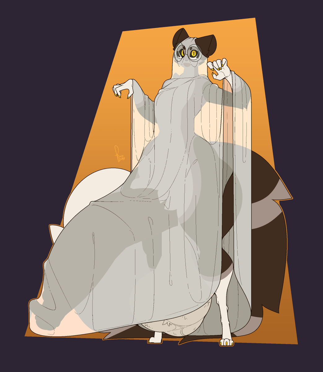 thenameisradio's tweet photo. //Backlog 

A spooky month pic of Radio that ended up on a larger collab with a few friends :3 https://t.co/aJJGyWCO1y