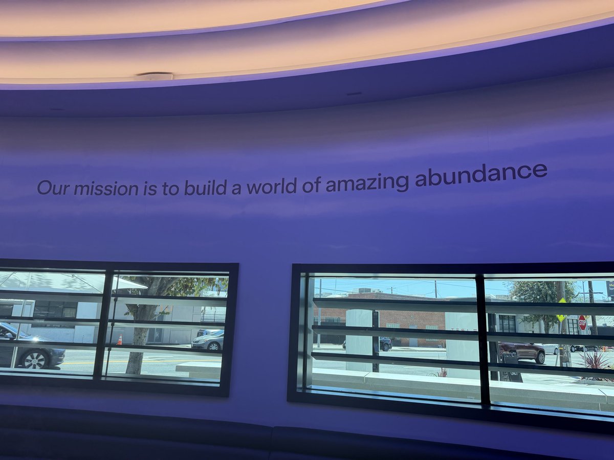 executivemaven's tweet photo. “…Build a world of amazing abundance “ while waiting for our shake 😋and egg bites .  Nice 👌👍 @Teslaconomics @Tesla https://t.co/c0RB2L9HwW