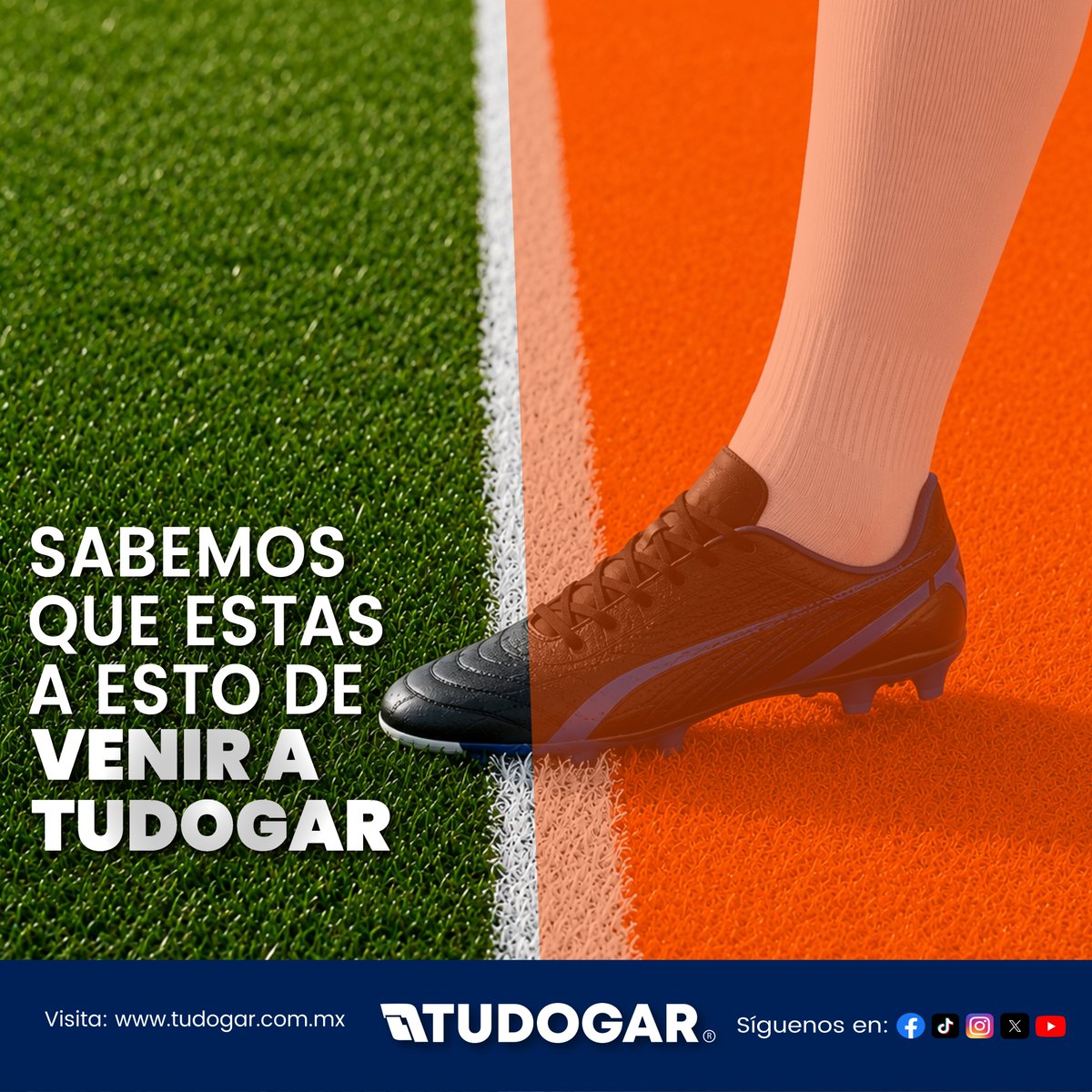 Tudogar's tweet photo. Estás a un paso de jugar en el mejor equipo. En TUDOGAR tenemos todo lo que necesitas para que tu proyecto salga ganador: calidad, variedad y el respaldo de las mejores marcas. ⚽️

📍Visítanos y encuentra todo para tu hogar y construcción.
#Tudogar #construccion #ferreteria https://t.co/P8l0vPH7JL