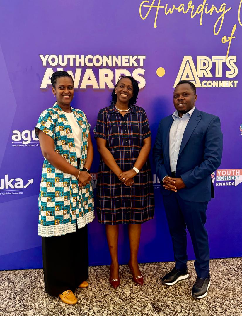 DOTRwanda's tweet photo. This afternoon, our Country Director, @vuwamuta, represented @DOTRwanda at the YouthConnekt Awards, ArtsConnekt, and Aguka Ideation Awards ceremony. We are proud to be recognized among the key partners advancing youth innovation and entrepreneurship. #DOTYouth #DSEProgram https://t.co/uLRbjm5VIc