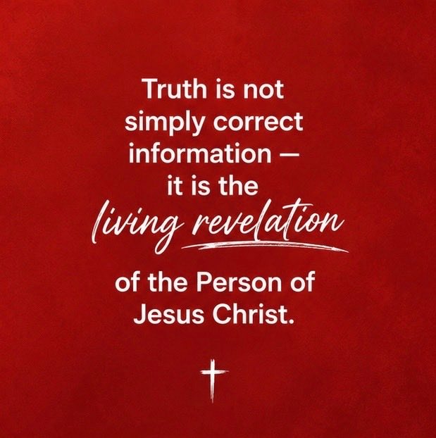 onelifeok's tweet photo. “Truth is not simply correct information- it is the living revelation of the person of Jesus Christ.”

Check out our recent service from 7/12
https://t.co/nIHmiFq6ZR https://t.co/ANBDtmUZF8
