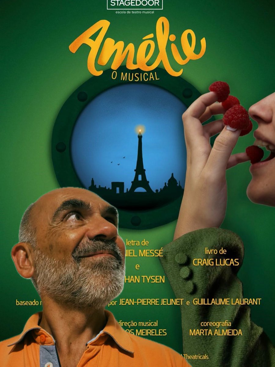JorgePlace's tweet photo. AMÉLIE – O MUSICAL de Craig Lucas

Uma produção em estado de graça, que nos enche o coração de amor e esperança... algures por aí, a felicidade espera por nós!

Podem ler os meus comentários no blog JORGE VAI AO TEATRO: https://t.co/TA8hjX95cU https://t.co/dwGWuCad1E