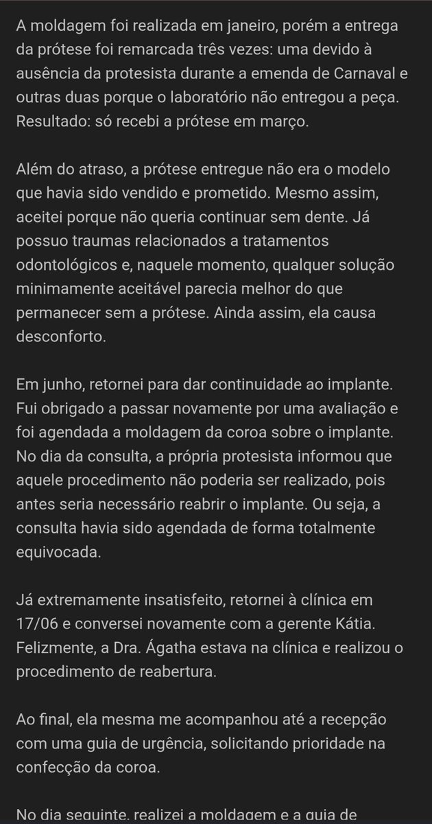 Robbyss's tweet photo. Galera me ajudem essa clínica está me enrolando não sei mais o que fazer.
@OdontoCompany_
@ProconsSP
#procon #direitosdoconsumidor
OdontoCompany São Mateus https://t.co/7ZgNbh9Kgb https://t.co/DmLyNmy7Jb