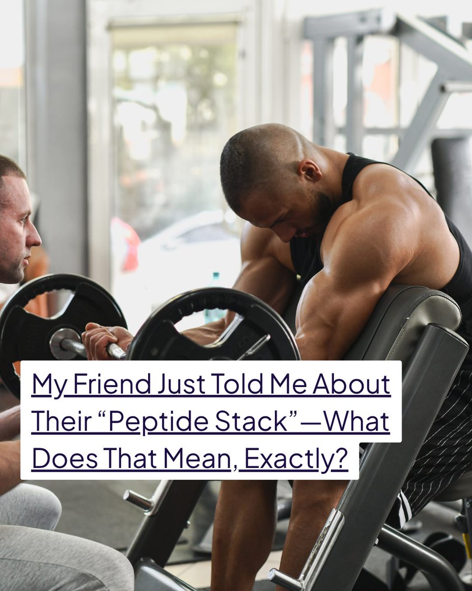 health_com_'s tweet photo. Part 1: Here's everything you need to know about #peptidestacking —and why we don't recommend it.
#peptides https://t.co/hhQxrKTLRG