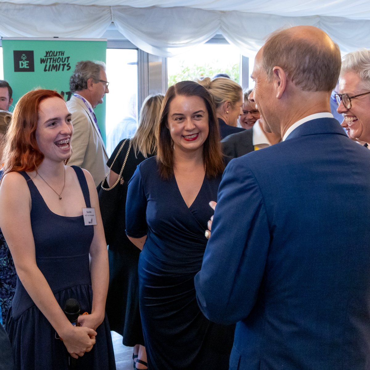 DofE's tweet photo. Last night in the House of Commons we celebrated 70 years of transforming young people's lives through DofE 🎉 

Former Youth Ambassador Scarlett joined HRH The Duke of Edinburgh, Bronze Award holder Louise Minchin, Baroness Tanni Grey-Thompson and Minister for Sport, Tourism, Civil Society and Youth, Stephanie Peacock MP at the Palace of Westminster to mark 70 years of the DofE and the incredible impact the Award has made on young people’s lives. . 

Scarlett shared her inspiring story during a panel discussion on why DofE remains as relevant as ever. Through the challenges of her Bronze and Silver Awards, Scarlett developed the confidence to advocate for herself, overcome personal barriers and discover what she could achieve. 

Over the past 70 years, DofE has helped millions of young people build the skills, confidence and resilience needed to thrive. 

Thank you to everyone who came and celebrated with us 💜