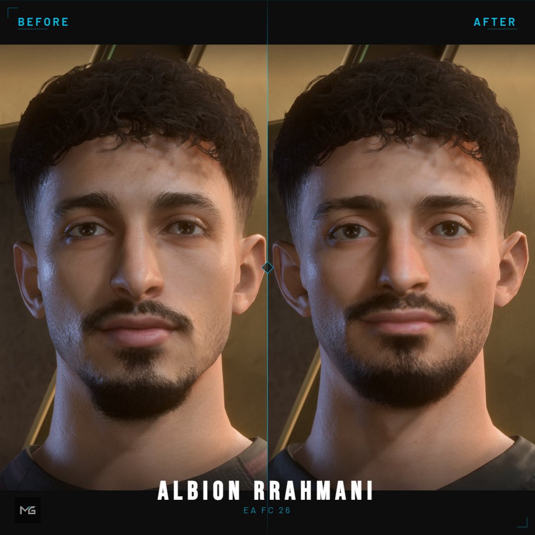 MGthefacemaker's tweet photo. EA FC 26 Albion Rrahmani 🇽🇰 Venezia 🇮🇹

Face update

DOWNLOAD🔗 https://t.co/doDMxL7pEu

FREE for members

#EAFC #FC26 #EAFC26 #FACEMOD #MODDING https://t.co/oX7nFFNPYT