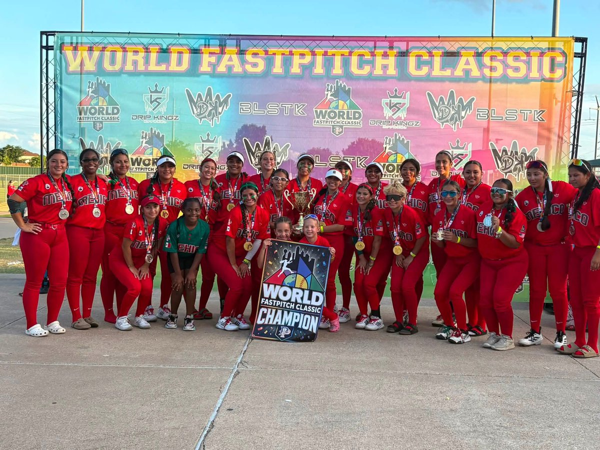 bethanyg27's tweet photo. This weekend I had had a great opportunity to play with Team Mexico 16U in the World Fastpitch Classic in Waxahachie, Texas. We went 5-2 and got 2nd in the championship against Team Mexico 18U. I met so many amazing people this weekend!! 🇲🇽 #vivaméxico #softball #teammexico https://t.co/Lq8gzSUqNO