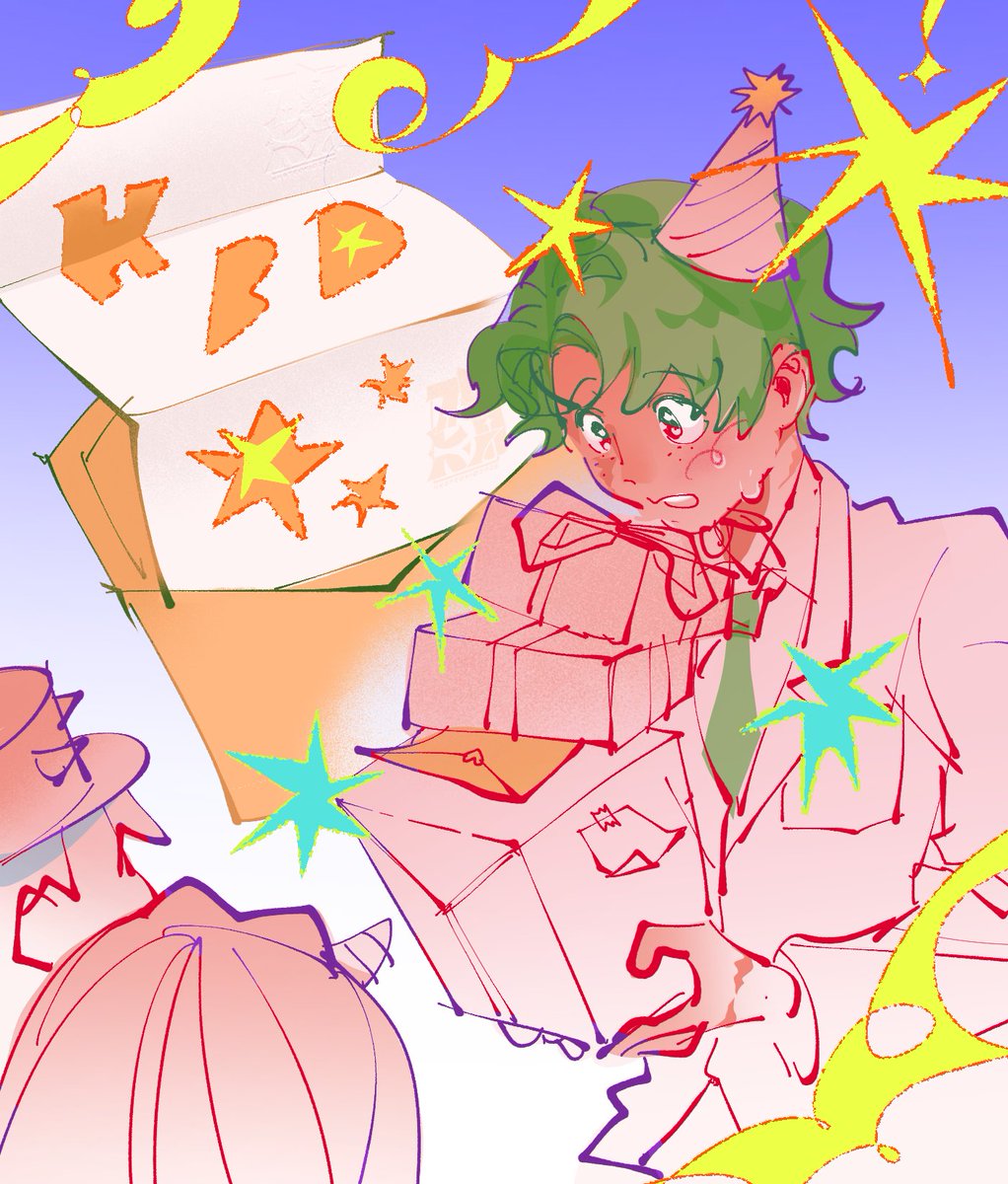 Happy Birthday, Sensei!! 🌀😖 Ooh who's that letter from? You