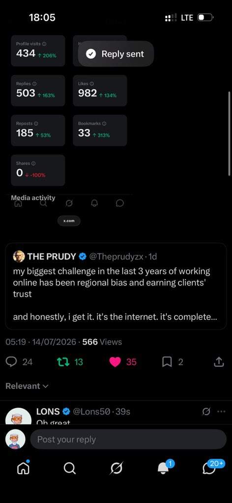 LONS tweet media
