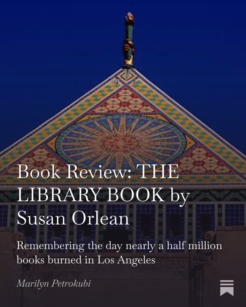 MPetrokubi's tweet photo. Book burning is abhorant, but when it's done by suspected arson, it's another story.  Read the true story of the burning of the Los Angeles Central Library. 
Find the link in the first comment. 
#writingcommunity #bookburning #LosAngeles #libraries #readingcommunity #bookreview https://t.co/JwYhtZEonC