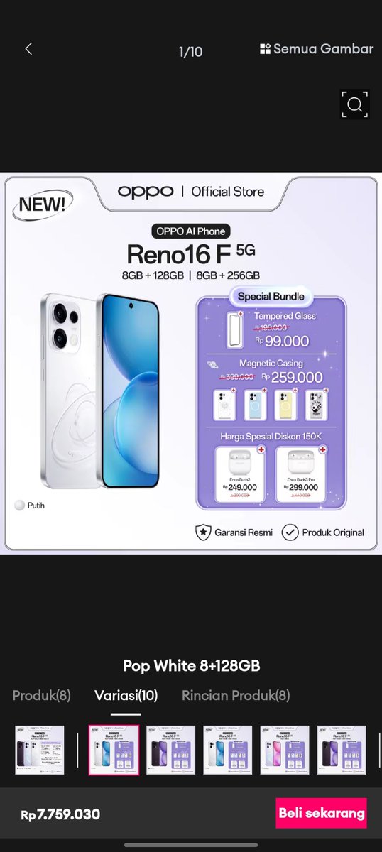katiapaws's tweet photo. @LazadaID @OPPOIndonesia Jadi pusat perhatian dengan #OPPOReno16SeriesdiLazada #POPinUniverse
~
Bismillah... wish me luck!
Semoga aku dinotice MinLaz🥰🫶🏻

Sukses dan berjaya selalu untuk @LazadaID dan juga @OPPOIndonesia ����💙💙

#25 https://t.co/r1lef3jdyO