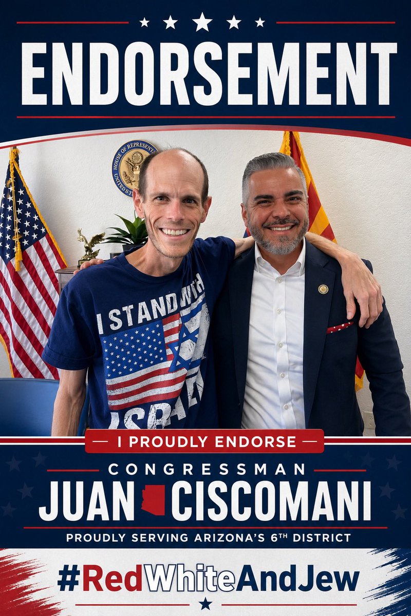TheAdam027's tweet photo. One week from today! Make your primary vote strong, Arizona!
@JuanCiscomani
@jayfeely
@NortonforAZ
@WinchesterforAZ
@CherylCaswellAZ
@DrZ4AZ
@JustinWilmethAZ
Mark Napier for Oro Valley Mayor
#PrimaryDay #Arizona #RedWhiteAndJew https://t.co/Mixs7kkzjS