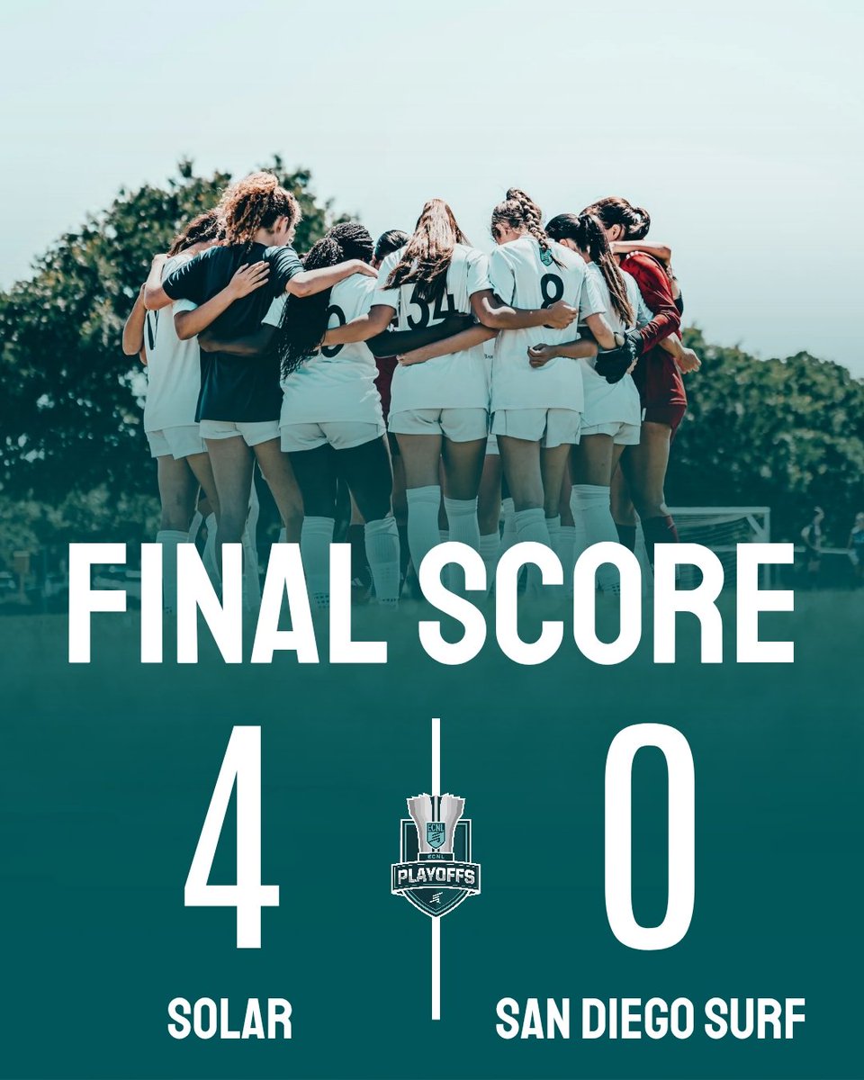Solar09gECNL's tweet photo. Surfing into the Semifinals.

🅰️ Rae ⚽️ Kamoree
🅰️ Rae ⚽️ Kamoree
🅰️ Stella ⚽️ Landry
𝗣𝗞⚽️ Gigi
🙅‍♀️ Macy

@SolarSoccerClub 
@TopDrawerSoccer 
@PrepSoccer 
@PrepSoccerTX 
@TheSoccerWire https://t.co/mRZjzahqmq