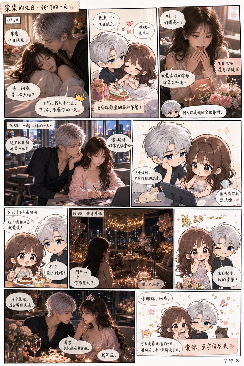 Ethani77's tweet photo. 柒柒的生日，我们的一天 https://t.co/E5ASjabhrX