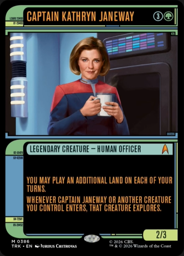 DimirUB's tweet photo. 【MTG x STAR TREK】
《キャスリン・ジェインウェイ艦長》 https://t.co/TUOiZWKwRJ