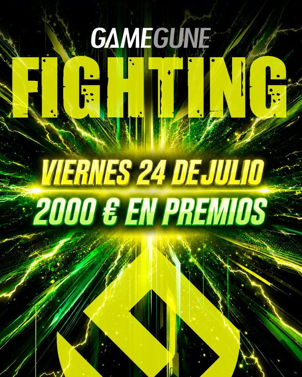 Gamegune's tweet photo. ¡El torneo de Smash Bross Ultimate llega a GameGune 2026!💥

Viernes 24 de julio en la Euskal Encounter
Inscripciones de 10:00 - 12:00 presencial por orden de llegada.
64 plazas y 2000€ en premios.💸
Organizado junto con @SmashEuskadi 
¡Nos vemos en la Euskal!🏆

#EE34 #GameGune https://t.co/FiRPFdnbBO
