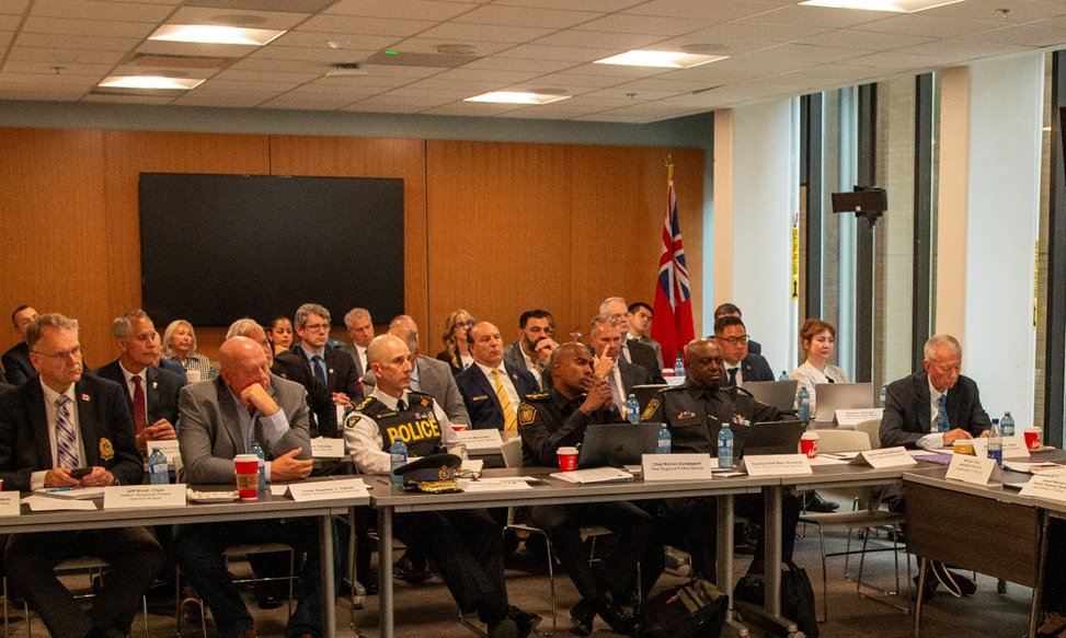 ONInspectorate's tweet photo. Inspector General Ryan Teschner has released a Notice of Issue identifying actions to fortify police responses to antisemitic and hate-motivated incidents in Ontario after meeting with policing and governance leaders and representatives from Jewish and community organizations. https://t.co/UwtBa7QEyI
