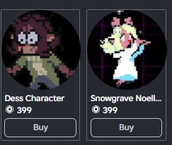 igoriguess's tweet photo. wanted to try this game out because it sounded neat but immediately had my motivation pulled when, for some reason, noelle is paywalled 😭
also FYM "snowgrave" noelle??? "chai tea" hello????
atleast make them skins or some shit brah i jus think paywalling characters is lame asf https://t.co/kVbjHYXgLE