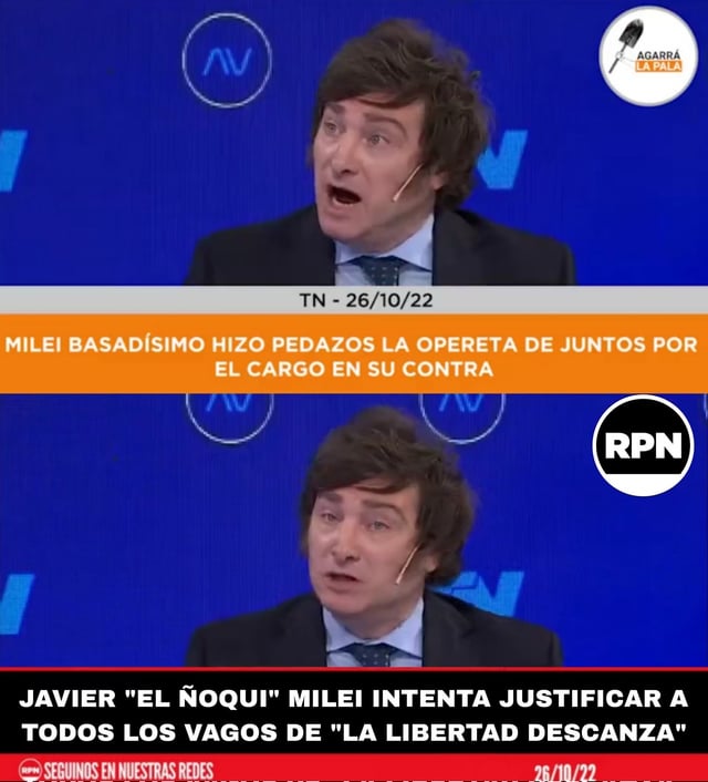 laTdecalera's tweet photo. Por qué El Destape y La Derecha Diario tienen el mismo logo? Me siento como cuando me enteré que el dueño de Agarrá la Pala y Revolución Popular era la misma persona https://t.co/9Yk8rqHNyS
