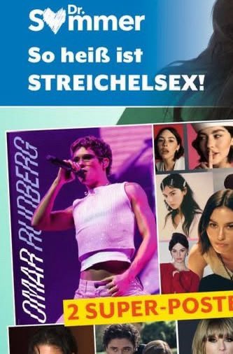 omarsdaisies's tweet photo. Omar Rudberg about Streichelsex in new Interview for Dr. Sommer! https://t.co/LWrm4Z7D3r
