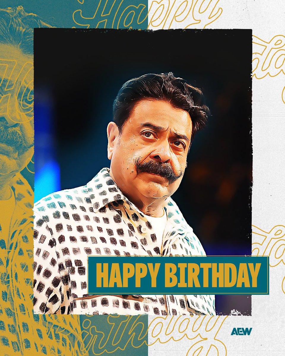 AEW's tweet photo. Happy Birthday to Shahid Khan, @FulhamFC and @Jaguars owner, and the father of AEW President/CEO @TonyKhan! https://t.co/rljJUWWUid