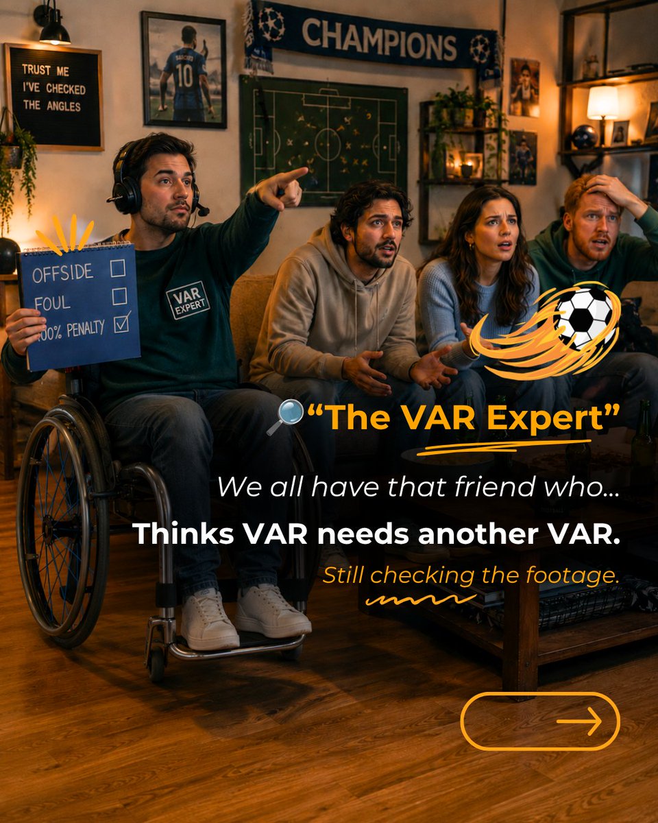Quickiewheels's tweet photo. ⚽😄 You know exactly who came to mind... Sound familiar? Who did we miss? 👀

Watching the semi-final? Share your own photos 📷 and tag us! We’d love to see them and hear your own football stories!

*Images created using AI tools for fun and entertainment. https://t.co/uFD6iwz7bf