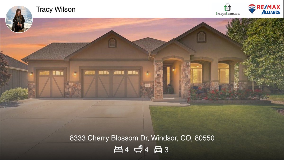 tracysteam's tweet photo. 🛌 4 🛀 4 🚘 3
📍 8333 Cherry Blossom Dr, Windsor, CO, 80550

My latest listing on RateMyAgent.
CAR 40019782
https://t.co/uOMzXewUZt

...
#ratemyagent #realestate #REMAX_Alliance__Loveland https://t.co/B59g6wuMX9